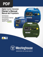 Manual Generador Westinghouse Español PDF