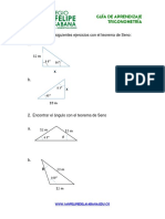 Taller de Teorema de Seno y Coseno