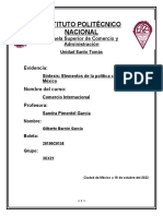 U2 - Act.1 - Sintesis - Elementos de La Politica Comercial en Mexico