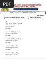 Complain Agianst Justice D.Y. Chandrachud To President of India Case Regarding Same-Sex Marriage (LGBTQ) - 28.04.2023 PDF