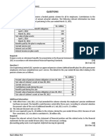 ICAP Past Exams (Questions) - IAS 19