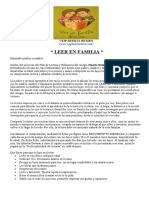 Leer en Familia Proyecto