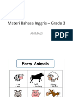 Materi Bahasa Inggris - ANIMALS