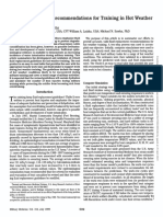 Montain S.J., Latzka W.A., Sawka M.N. - Fluid Replacement Recommendations For Training in Hot Weather. in Military Medicine, Vol. 164 PDF