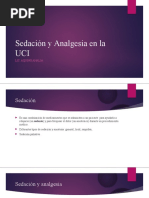 Sedación y Analgesia en La UCI