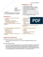 Week 1 Speaking Work or Study