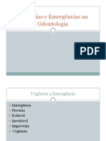 Urgências e Emergências Na Odontologia