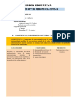 Sesion Educativa Prevencion Covid 19 PDF