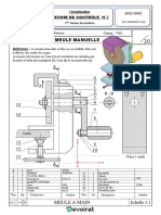 Devoir de Contrôle N°2 - Technologie MEULE MANUELLE - 1ère AS (2022-2023) MR KMIMECH Adel