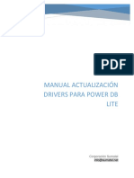 Actualización de Drivers de Equipos para El Software Power DB Lite