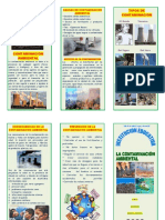 Triptico CONTAMINACION AMBIENTAL