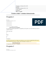 Examen Unidad 1 Contratos Internacionales