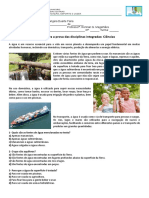 Revisão para A Prova Das Disciplinas Integradas - Ciências 1ºtrimestre PDF