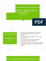 Atencion y Servicio Al Cliente