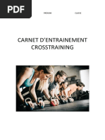 Carnet Ent Crosstraining PDF