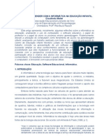 O Prazer de Aprender Com A Informática Na Educação Infantil