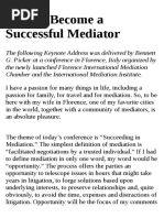 How To Become A Successful Mediator