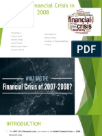 Global Financial Crisis in 2008 (Autosaved)