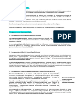 Revisão Resumo - PSICOPATOLOGIA GERAL UNIP 