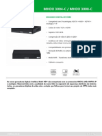 Manual - Intelbras - Datasheet - MHDX 3004-C e 3008-C PDF