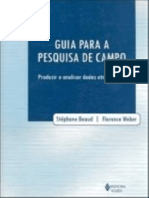 Resumo Guia para A Pesquisa de Campo Produzir e Analisar Dados Etnograficos Stephane Beaud