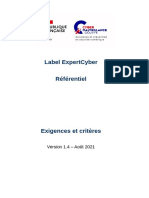 Referentiel Label Expertcyber Aout 2021 PDF