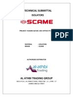 Technical Submittal-Isolator PDF