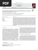 Extrusion-Based 3D Printing of Bioactive Glass Scaffolds-Process Parameters PDF