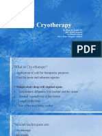 Cryotherapy