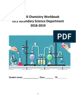 Grade 8 Chemistry Workbook 2018-2019