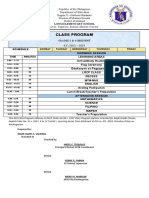 Class Program