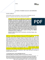 Kauffman (2015) - A Review of Predictive Factors of Student Success