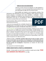 Cómo Se Hace Una Monografía PDF