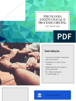 Psicologia Institucional e Processo Grupal - Copiar