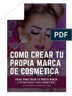 Cómo Crear Tu Propia Marca de Cosmetica + 4 Estrategias para Vender Más PDF