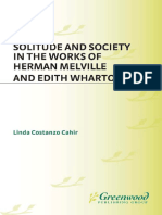 Linda C. Cahir - Solitude and Society in The Works of Herman Melville and Edith Wharton (Contributions To The Study of American Literature) (1999) - Libgen - Li