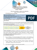 Guía de Actividades y Rúbrica de Evaluación - Unidad 3 - Reto 4 - Autonomía Unadista