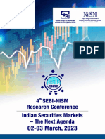 Brochure 4th SEBI NISM Research Conference PDF