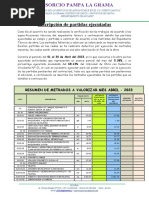 Partidas Ejecutadas Val 06