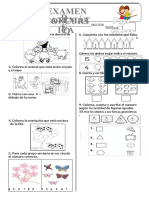 EXAMEN CONCURSO MATEMATICA 1er GRADO