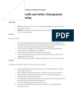 Element 4 Health and Safety Management Systems - Planning