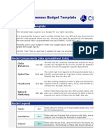 OpEx Planning Template