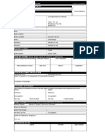 Employment Application Form