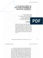 O Cercamento Jurídico Da Terra Como Necessidade Da Especulação PDF