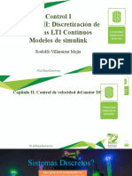 II DiscretizacióndeSistemasLTI Simulacion