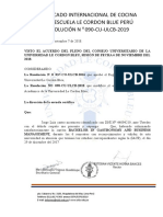 Certificado Le Cordon Blue