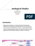 Epidemiological Studies