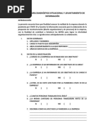 Encuesta para Diagnóstico Situacional Y Levantamiento de Información