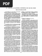 CIJ (1969), Caso de La Plataforma Continental Del Mar Del Norte (Alemania V Dinamarca y Países Bajos) - Resumen PDF