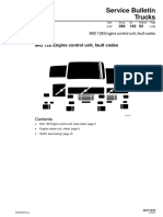 Volvo Trucks MID 128 Engine Control Unit Fault Codes 1